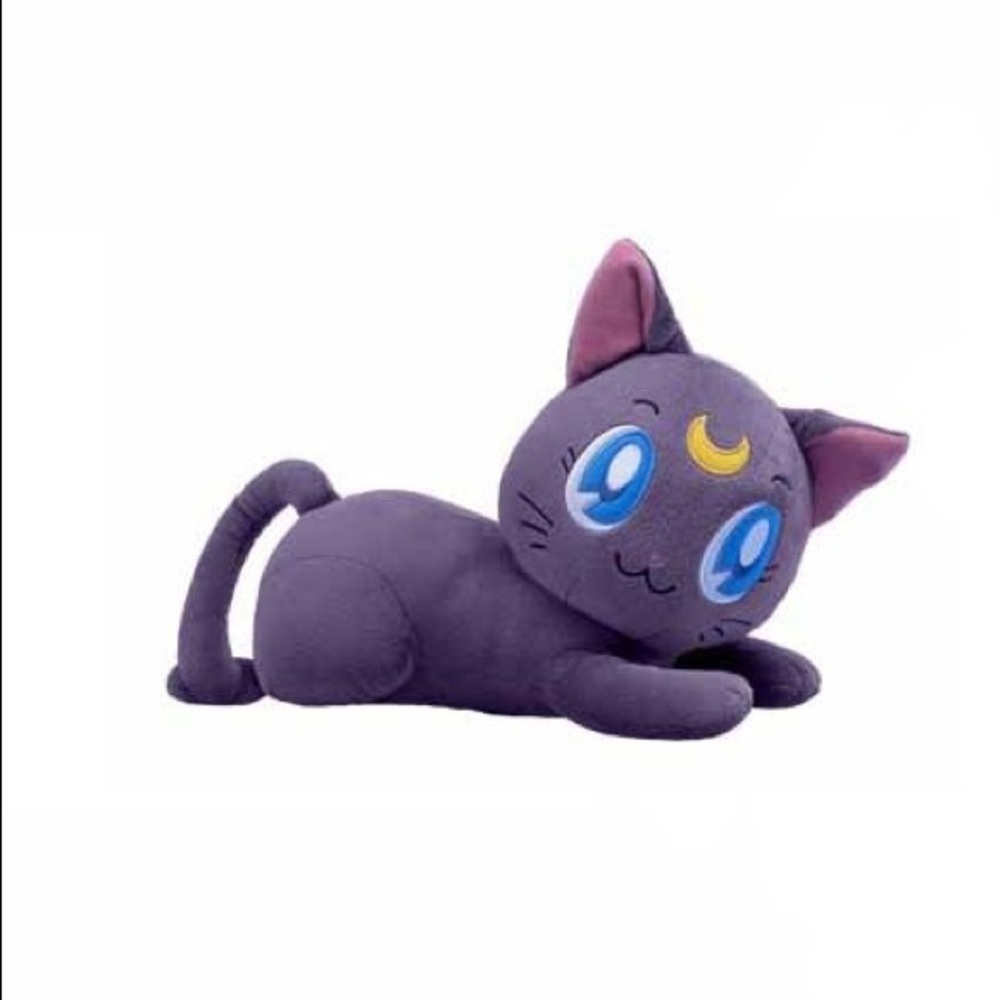 LUNA 🐈‍⬛ plushie sailor moon cat official bandai with tag collectible